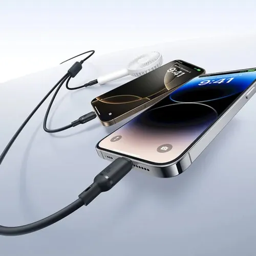 Baseus Silky 100W One-for-Three Type -C to M+L+C Fast Charging 1.5M Cable