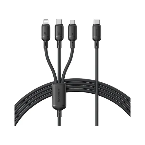 Baseus Silky 100W One-for-Three Type -C to M+L+C Fast Charging 1.5M Cable