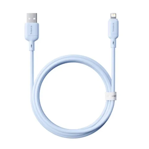 Baseus Silky USB To Lightning 2.4A 1m Charging Cable Blue P10377702313-00