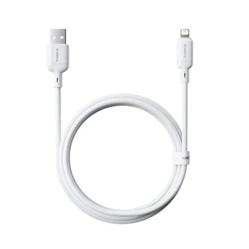 Baseus Silky USB To Lightning 2.4A 1M Charging Cable White P10377702213-00