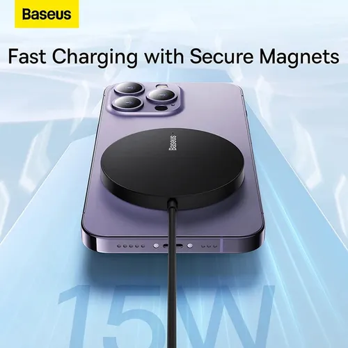 Baseus Simple Mini 3 15W Magnetic Wireless Charger Suit for iPhone 12/13/14/15