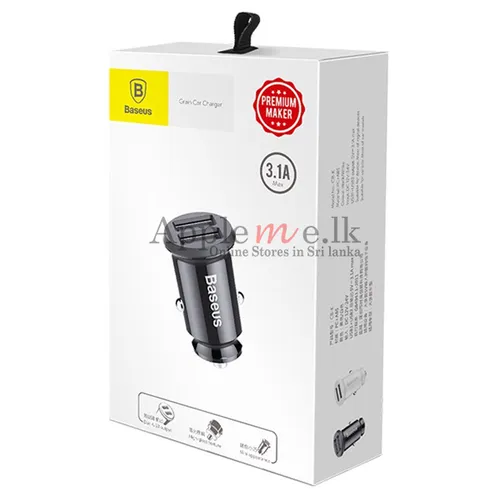Baseus Small Rice Grain Dual-USB Car Charger