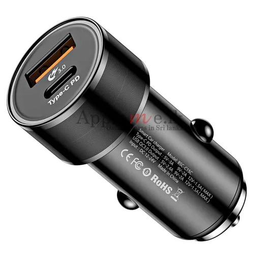 Baseus Small Screw Type-C USB Car Charger