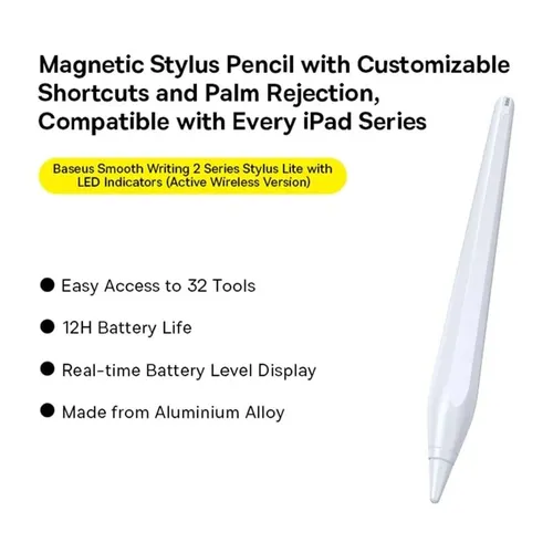 Baseus Smooth Writing 2 Stylus Lite with LED Indicator (Active Wireless Version)
