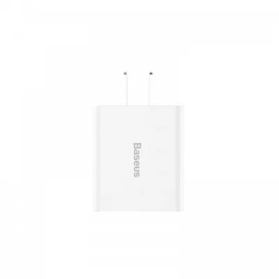 BASEUS Speed Mini Dual U Charger 10.5W (CN) White CCFS-M02