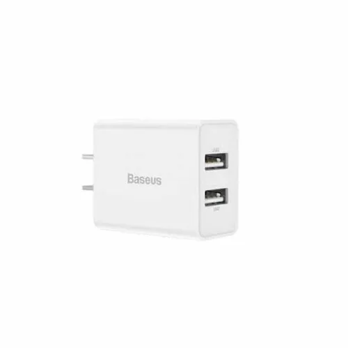 BASEUS Speed Mini Dual U Charger 10.5W (CN) White CCFS-M02