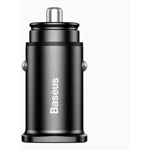 Baseus Square Metal 30W A+A Dual QC3.0 Quick Car Charger