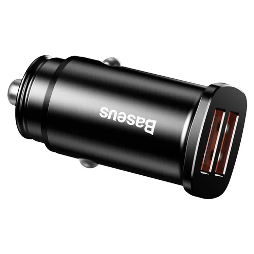 BASEUS Square Metal A+A 30W Dual Black/Silver (CCALL-DS01/CCALL-DS0S)