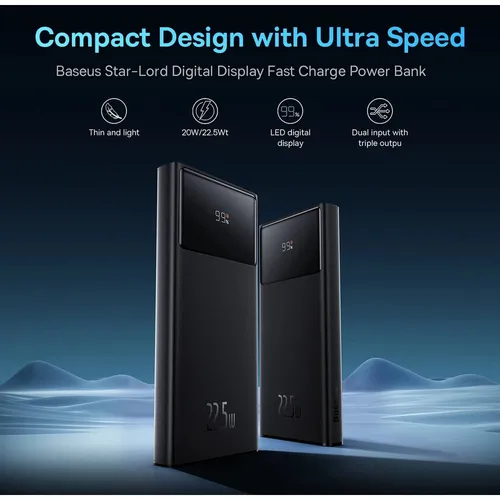 Baseus Star-Lord 22.5W 10000mAh Digital Display Power Bank