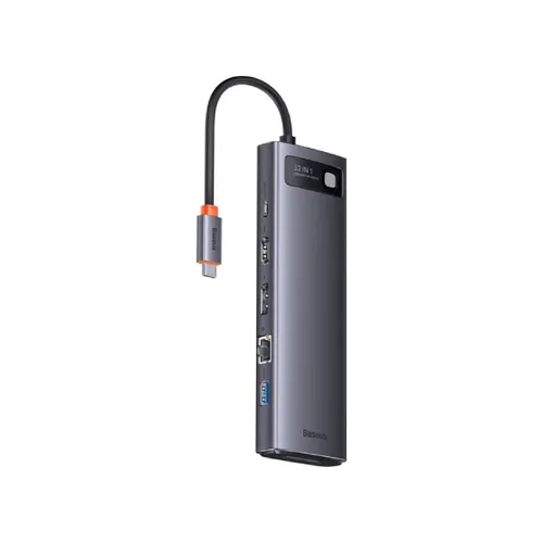 Baseus Starjoy 12 in 1 Multifunctional Type-C HUB Docking Station Gray WKWG020213