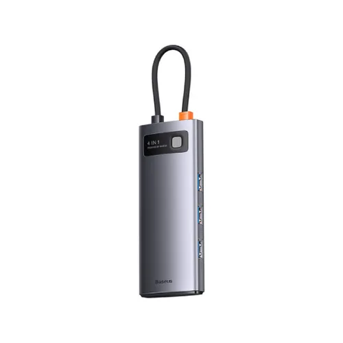 Baseus Starjoy 4-Port Type-c Hub Adapter Gray WKWG070013