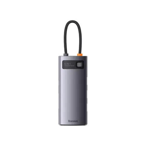 Baseus Starjoy 6-Port Type-c Hub Adapter Gray WKWG030213