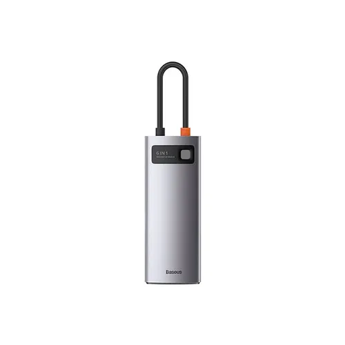 Baseus Starjoy 6 Port USB 3.0 x 3 + Type-C PD x 1 + SD x 1 + TF x 1 Type-C Hub Adapter