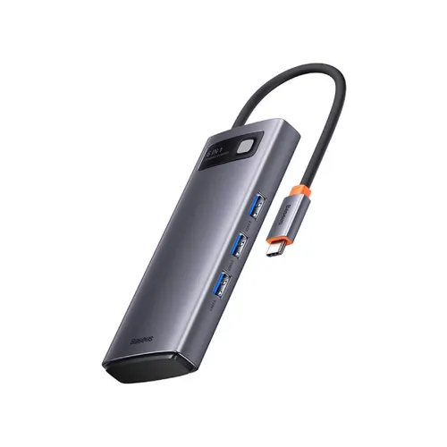 Baseus Starjoy 6 Port USB 3.0 x 3 + Type-C PD x 1 + SD x 1 + TF x 1 Type-C Hub Adapter