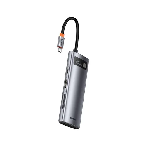 Baseus Starjoy 7-Port Type-c Hub Adapter-Gray WKWG020113