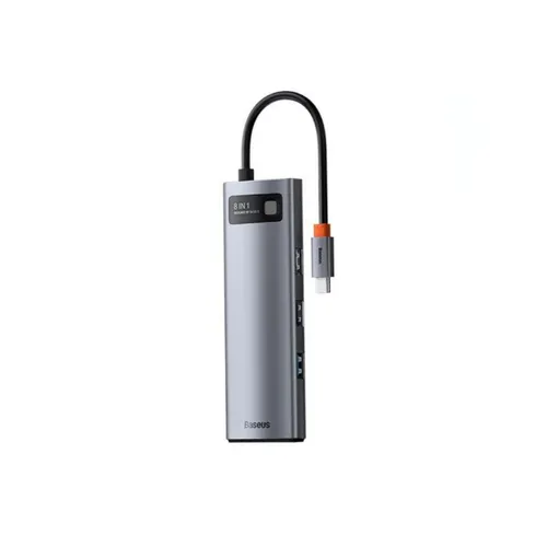 Baseus Starjoy 8 Port USB-C, HDMI x 1, USB3.0 x 3, PD x 1, SD/TF x 1,  VGA x 1 Type-C Hub Adapter