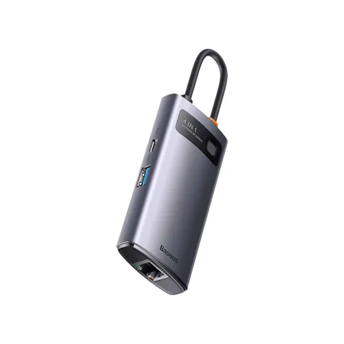 Baseus Starjoy Series 4-in-1 Multifunctional Type-C HUB Docking Station Gray WKWG070113