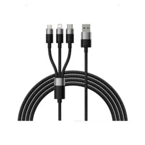 Baseus StarSpeed 3-in-1 USB to Micro + Type-C + Lightning Cable
