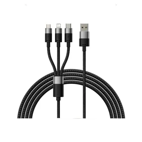 Baseus StarSpeed 3-in-1 USB to Micro + Type-C + Lightning Cable