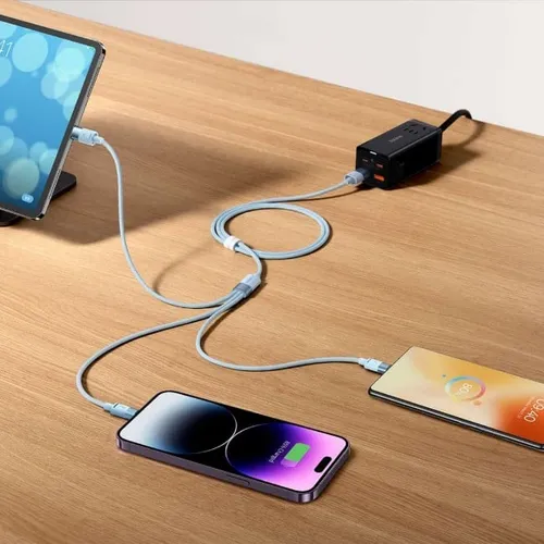Baseus StarSpeed 3-in-1 USB to Micro + Type-C + Lightning Cable
