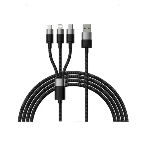 Baseus StarSpeed 3-in-1 USB to Micro + Type-C + Lightning Cable