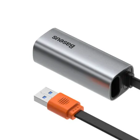 BASEUS Steel Cannon Series USB A Gigabit LAN Adapter CAHUB-AD0G