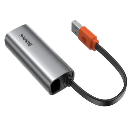 BASEUS Steel Cannon Series USB A Gigabit LAN Adapter CAHUB-AD0G