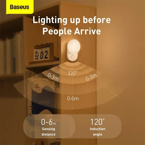 Baseus Sunshine Series Full Moon Induction Night Light