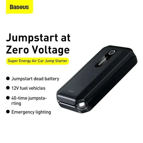 BASEUS Super Energy Air Car Jump Starter 10000mAh Power Bank 1000A Max Current