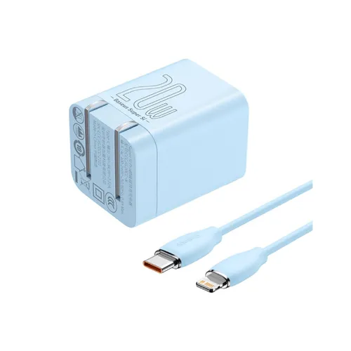 Baseus Super Si 1C 20W CN Quick Charger with Type-C to Lightning Cable