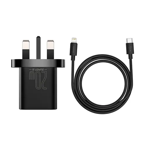 Baseus Super Si 20W 3 Pin Quick Charger with Cable