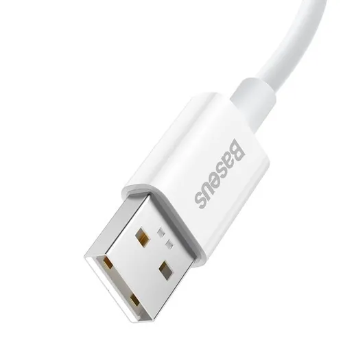 Baseus Superior Series SUPERVOOC USB-A to USB-C 65W 1m cable white - CAYS000901/2