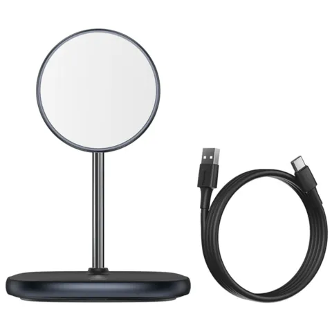BASEUS Swan Magnetic Desktop Bracket Wireless Charger (Suit For IP12) WXSW-01