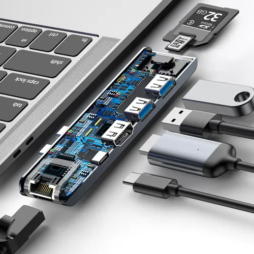 Baseus Thunderbolt C+ Pro Seven-in-One Smart Hub Docking Station