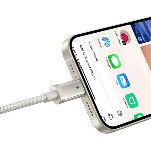 Baseus Titanium Alloy USB to Lightning 2.4A Fast Charging 2M Cable