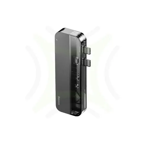 Baseus Transparent Series Dual-Port Type-C Multifunctional Hub