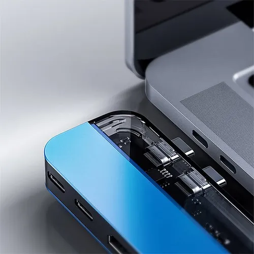 Baseus Transparent Series Dual Port Type-C Multifunctional Hub Adapter