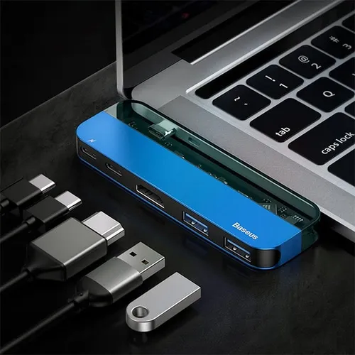 Baseus Transparent Series Type-C Multifunctional Hub Adapter