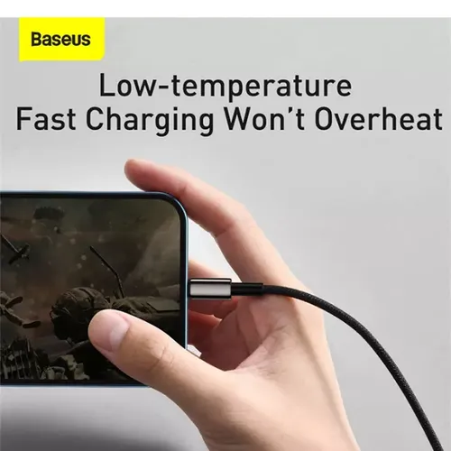 Baseus Tungsten Gold 3-in-1 Fast Charging Data Cable