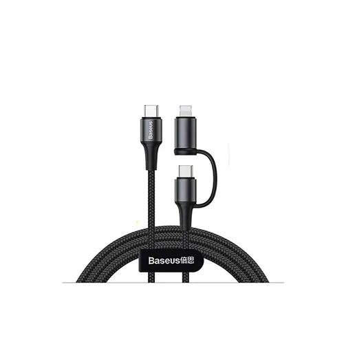 Baseus Twins 2-in-1 Type-C to Type-C PD + Lightning Cable