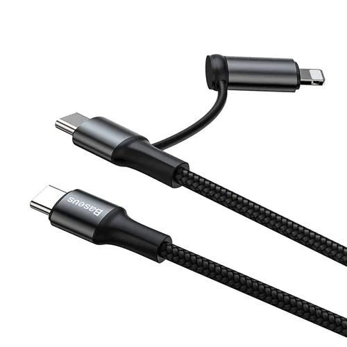 Baseus Twins 2-in-1 Type-C to Type-C PD + Lightning Cable