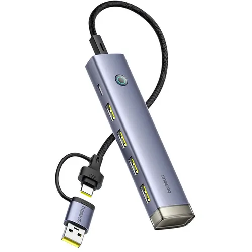Baseus UltraJoy AIR 4-Port USB-A & Type-C Hub Adapter
