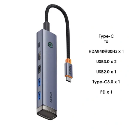Baseus UltraJoy AIR Series 6-Port Hub