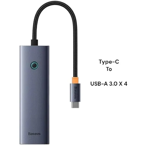 Baseus UltraJoy Series 4-Port Type-C to USB3.0 x 4 Hub Adapter