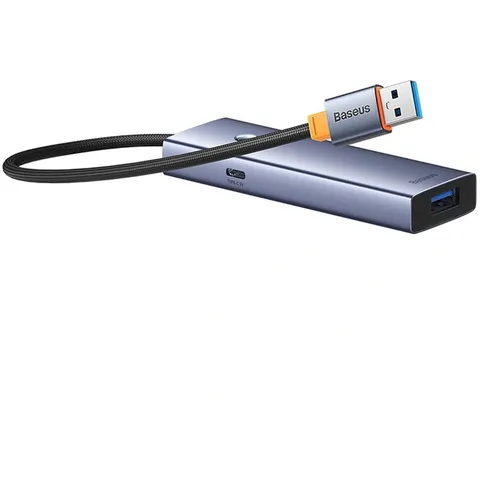 Baseus UltraJoy Series 4-Port USB-A to USB 3.0*4+USB-C 5V Hub Adapter