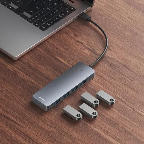 Baseus UltraJoy Series 4-Port USB-A to USB3.0 x 4 Hub Adapter