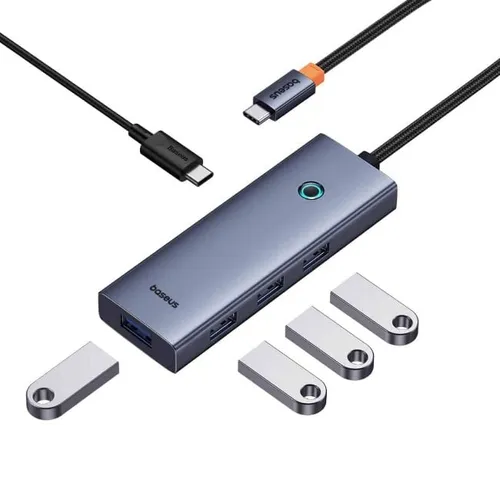 Baseus UltraJoy Series 5 Port USB3.0*4+PD*1 Hub Adapter