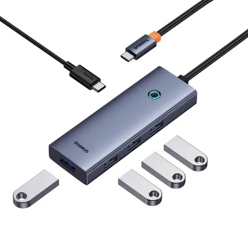 Baseus UltraJoy Series 5 Port USB3.0*4+PD*1 Hub Adapter