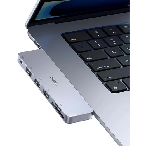 Baseus UltraJoy Series 6-Port Type-C *2 to USB-C 40Gbps*1 + USB3.0*3 + SD/TF3.0*1 Direct Link Hub Adapter