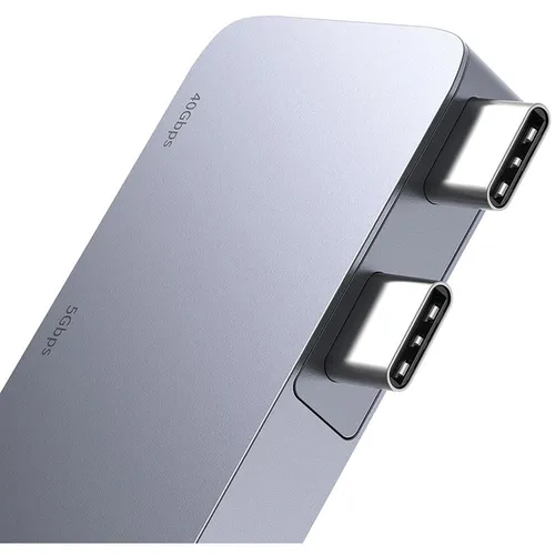 Baseus UltraJoy Series 6-Port Type-C *2 to USB-C 40Gbps*1 + USB3.0*3 + SD/TF3.0*1 Direct Link Hub Adapter